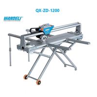 Scie à carrelage électrique portable 1000 mm, scie de table automatique, machine à découper la pierre avec guide laser et pompe à eau pour dalles céramiques