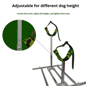 Supporto per Allevamento Cani per Razze Grandi/Medie/Piccole, Specifico per Corgi, in Metallo, Lunghezza e Altezza Regolabili, Supporto per Infusione e Iniezione - Product Image 2