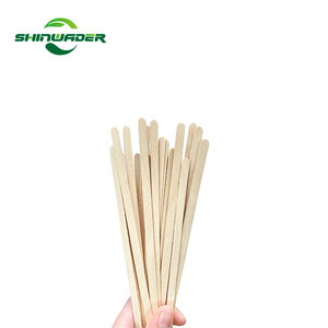 Tự nhiên dùng một lần Bạch Dương mẫu miễn phí gỗ dùng một lần cấp thực phẩm biểu tượng tùy chỉnh chấp nhận được gỗ cà phê khuấy - Product Image 2