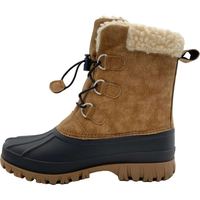 Bottes de neige extérieures chaudes antidérapantes à la mode personnalisées en usine pour hommes
