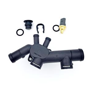 Su sıcaklığı sensörü 06A121132C ile Volkswagen Beetle eksantrik soğutucu boru flanş su boru konnektörü - Product Image 1