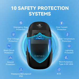 Nuovo IP65 cinese prezzo di fabbrica impermeabile intelligente APP trifase tipo 2 spina 11kw 22kw AC EV caricabatterie tipo 2 <span class=keywords><strong>wallbox</strong></span> - Product Image 5