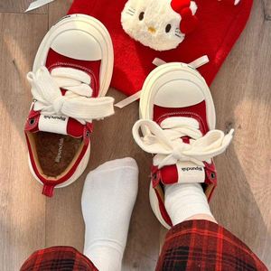 Zapatillas Blancas de Mujer Otoño 2026, Zapatos Casuales Versátiles a la Moda, Zapatos con Plataforma y Suela Gruesa para Aumentar la Estatura - Product Image 1