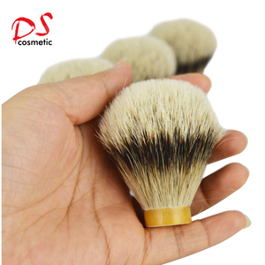 Brocha de afeitar de <span class=keywords><strong>pelo</strong></span> de tejón Silvertip premium, nudo 20, herramienta de espuma hecha a mano con <span class=keywords><strong>pelo</strong></span> de tejón suave para reparación de mangos de afeitado DIY - Product Image 6