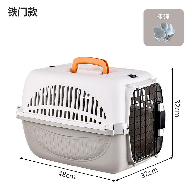 Porte en fer blanc + bol suspendu gris + matelas à langer