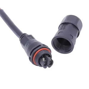 AOHUA Power Cable Wire 2pin Led Waterproof Connector Electrical Plug