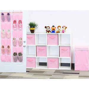 Large Sturdy 12 Pockets <b>Shoe</b> Storage Hanging Organizer with 2 Steel Door Hooks - Product Image 6