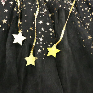 Robe de sorcière MS Kids Star en tutu noir et or pour les fêtes de Pâques des enfants, respirante et écologique - Product Image 5