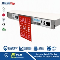 Hookei - Portaetiquetas de Plástico PVC Personalizados para Supermercados, Tiras de Datos para Estantes