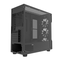 ALSEYE casing gaming pc USB 3.0, sarung hp komputer Tempered Glass Panel, mid tower