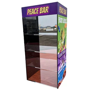 RAY YI Custom Retail Store Smokeless Tobacco Displays Case Acrylic Cigarettes Display Stand For Smoke Shop Counter