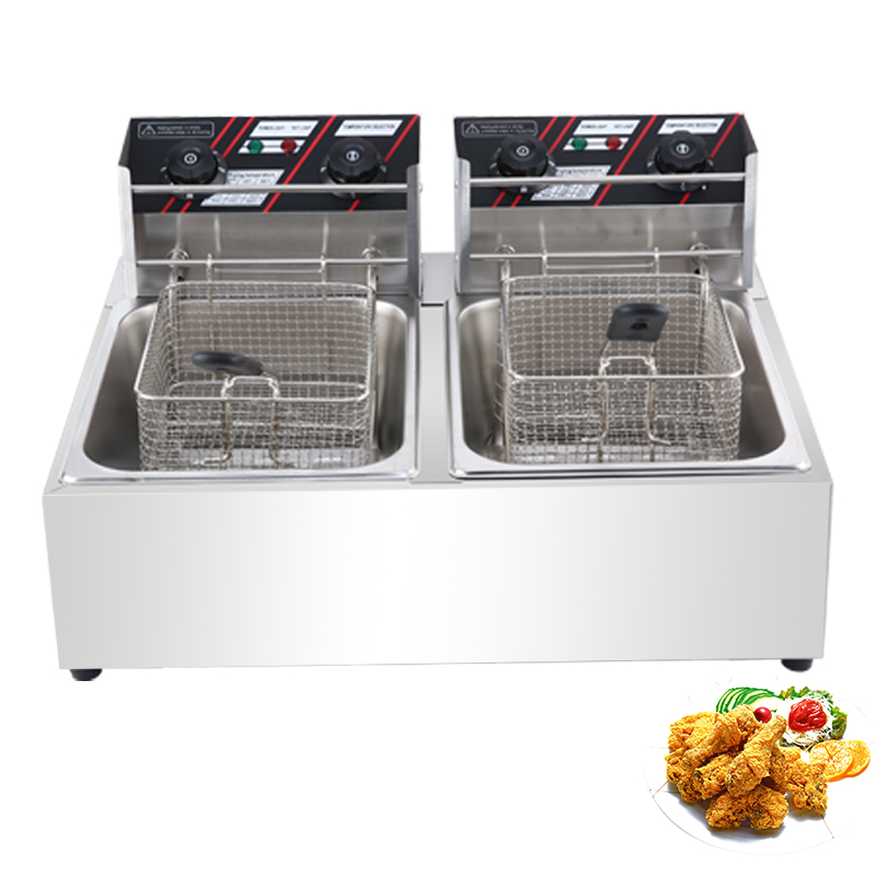 Timing Electric Commercial Deep Fryer Machine With Ce