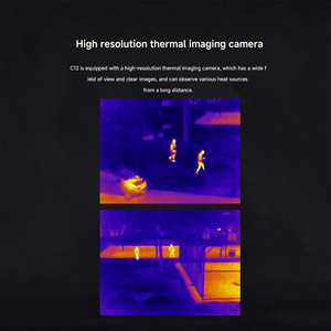 Skydroid C12 Thermal Imagery 3-Axis Dual Light Gimbal Camera 2K Resolution AI Automatic Tracking PTZ Camera <strong>Drone</strong> <strong>Accessories</strong> - Product Image 5