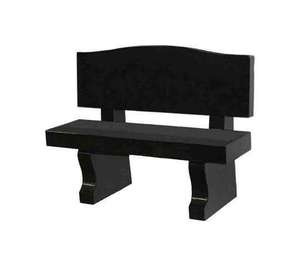 Bancas de Cementerio de Granito Negro Estilo Vietnamita Americano, Diseño de Lápida Personalizado con 1 Año de Garantía - Product Image 1