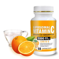Vitamin C suplemen Herbal, Tablet penyerapan ditingkatkan, Vitamin C liposal dewasa