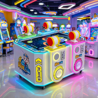 Machine de jeu de pêche pour enfants à 4 joueurs, à monnayeur, simulateur de pêche d'intérieur en métal, vente en gros