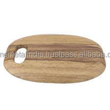 Tabla de cortar de madera ecológica en 3 tamaños, utensilios de cocina bien pulidos, cuchillos y accesorios, bloques planos para uso en artículos de hotel - Product Image 3