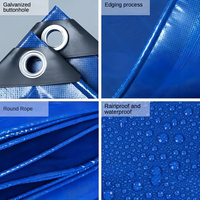Bâche de camion personnalisable en PVC enduit, tissu industriel 500 g/m², 4 m x 5 m, imperméable