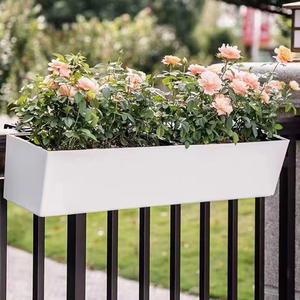 YIZHITANG Grand 100X19X19 <span class=keywords><strong>cm</strong></span> Rectangulaire Pépinière Pots Vassaux Transparent Tenture Murale en Plastique Décoration de la Maison pour Jardin - Product Image 4