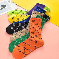 Vente en gros, nouveauté populaire, Hip Hop, dessin animé, mode, coton, Skateboard, sport, Cool, Happy, chaussettes