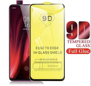 Protetor de tela de vidro temperado 9D Anti-riscos para celular MI5 6 8 9 SE Lite pro, adequado para vários modelos