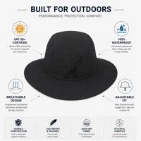 Topi Bucket Anti Air untuk Memancing, Hiking, dan Aktivitas Luar Ruangan Lainnya, Desain Logo Kustom Grosir, Harga Pabrik, Tahan Angin