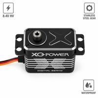Servomoteur pour drone quadricoptère XQ-S8035D 35kg, sans noyau, étanche, engrenage en acier inoxydable, boîtier en aluminium CNC, 8.4V haute vitesse