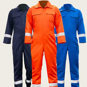 Multi Pocket Waterproof Utility <b>Overalls</b> for <b>Men</b> High Visibility Reflective Tape Cotton Fabric for Construction Field Workwear - Product Image 2