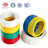 Câble électrique aérien basse tension 450V 1*1.5 mm en cuivre pur, isolé LSZH, ignifuge, série BV, vente en gros usine