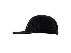 Gorra Negra de 5 Paneles con Bordado 3D, Estilo Retro Americano, Visera Plana, Unisex, Ajustable, para Camping, Hip Hop, Y2K, Personalizable, de Algodón - Product Image 3
