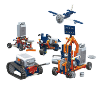 Niños Diy STEAM robótica programable Robot Control remoto Robot juguete para niños programación juguetes bloques de construcción juguetes conjuntos