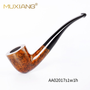 Muxiang Briar Wood Smoking Pipe Bent Type Tobacco Pipe AA02017q1w1h - Product Image 2