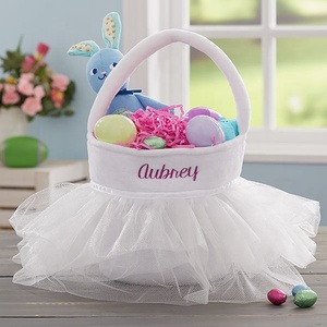 Hot Selling Custom Monogram Tutu <strong>Easter</strong> Basket Ballerina Girls <strong>Easter</strong> Bucket <strong>Easter</strong> Decoration Candy <strong>Bags</strong> - Product Image 2