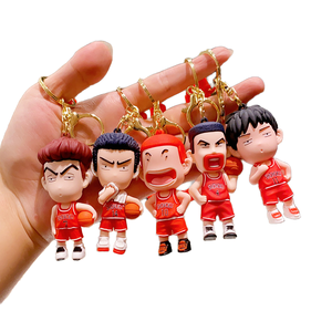 Llavero de PVC de Baloncesto Creative Slam Dunk Master, Colgante para Coche/Bolso con Diseño de Sakuragi Flower <span class=keywords><strong>Path</strong></span>, Pequeño Regalo de Plástico - Product Image 1