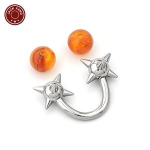 Conector de bikini, herrajes para trajes de baño, hebilla de forma irregular, para faldas y vestidos de mujer, decoración metálica personalizada, hebilla de anillo con cuentas - Product Image 5