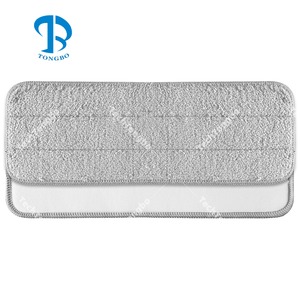 Ajustement pour Xiaomi Mijia <span class=keywords><strong>Deerma</strong></span> TB500 TB800 vadrouille à eau 360 tête de tampon de nettoyage de sol rotatif tampon lavable amovible tissu en Fiber - Product Image 1