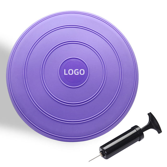 TOPTONS Extra Thick Premium Matte Balance Disc Wholesale OEM PVC Inflated Core Strength Trainer Stability Yog & Pilates