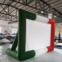 Écran de projection de cinéma portable pliable pour le camping en plein air, grand écran hermétique