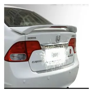 Mingao factory hot sale auto parts pressed wing rear spoiler for Honda 06-14 eight generations of Civic spoiler