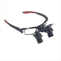 Mincheng 5x Ergo Dental Loupes with Lights Small 5w Clip-on Flip Head Lamp Neurosurgical Magnifying Glass