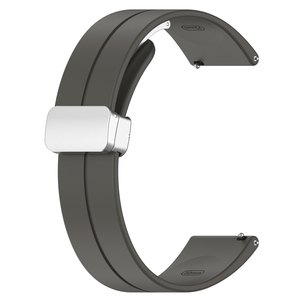 20mm 22mm Alliage Magnétique Boucle Pliante Hommes Bracelet de Montre Bracelet en Silicone Bracelet de Montre Intelligente pour Huawei Watch <span class=keywords><strong>4</strong></span> <span class=keywords><strong>Buds</strong></span> Watch3 <span class=keywords><strong>Pro</strong></span> Runner - Product Image 3