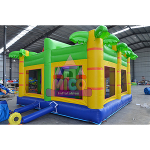 Castillo Inflable con Tobogán para Exteriores, Diseño de Jungla con Leones, Castillo Hinchable con Tobogán - Product Image 4