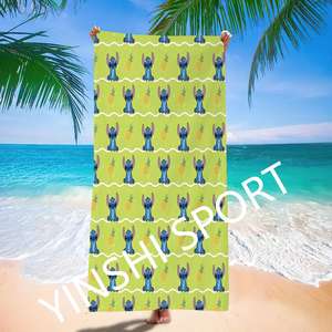 Vente chaude personnalisé points serviette de plage enfants nager serviettes de bain pour enfants émission de télévision cadeau pour garçons filles - Product Image 4