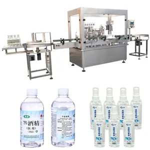 WB-YG4 Automatic Bleach Filling Capping Machine Hand Sanitizer Injection Bottles Filling Machine