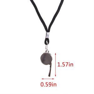 Sifflet en métal personnalisé avec logo Hollande et cordon - Product Image 5