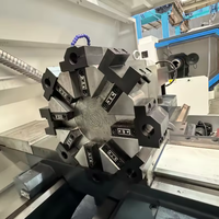 Tour CNC CK6152E-1000mm avec boîte de vitesses monobloc et guidée par rail