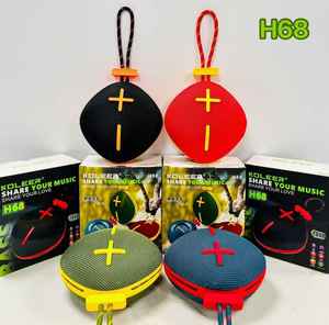 Enceinte portable Bluetooth KOLEER H68 avec basses stéréo, tissu imperméable, radio FM/TF, caisson de basses actif, enceinte d'extérieur avec <span class=keywords><strong>corde</strong></span> de suspension - Product Image 6