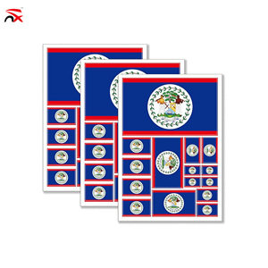 Vente en gros : Articles de supporters <span class=keywords><strong>du</strong></span> drapeau <span class=keywords><strong>du</strong></span> Belize pour la compétition et les événements nationaux : autocollants <span class=keywords><strong>du</strong></span> drapeau national <span class=keywords><strong>du</strong></span> Belize, drapeau de table, bracelet - Product Image 3