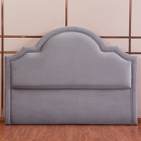 Tête de lit en tissu et cuir pour hôtel, vente en gros, pour lits simples, doubles, queen et king size