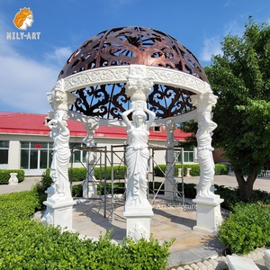Gazebo all'aperto della colonna della <span class=keywords><strong>statua</strong></span> <span class=keywords><strong>di</strong></span> <span class=keywords><strong>marmo</strong></span> del grande paesaggio - Product Image 3
